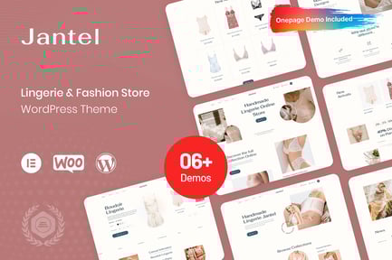 Jantel - Lingerie & Fashion Store WordPress Theme