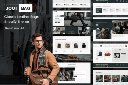 Jootbag - Bag & Wallet Store Shopify Theme