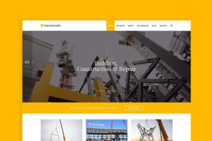 Konstrukt - Construction Joomla Template