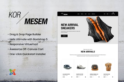 Kormesem - Fashion Onlines Store Joomla Templates