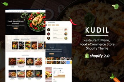 Kudil - Restaurant Menu, Food eCommerce Store Shop