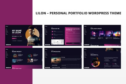 Lilon – Personal Portfolio WordPress Theme