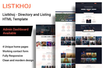 Listkhoj - Directory and Listing HTML Template
