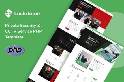 Lockdown - Security & CCTV Service PHP Template