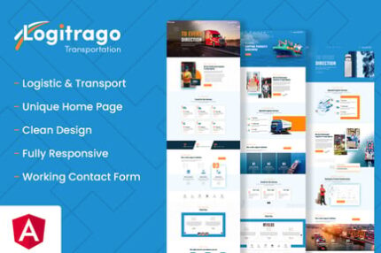 Logitrago - Transport & Logistics Angular Template
