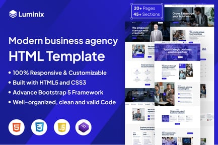 Luminix - Business Consulting HTML5 Template