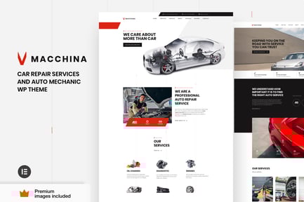 Macchina - Auto Car Repair WordPress Theme