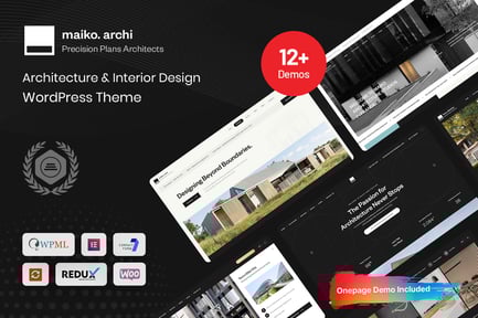 Maiko - Architecture and Interior Design Theme