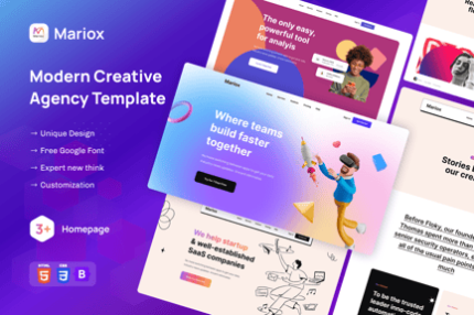 Mariox - Modern Creative Agency HTML5 Template