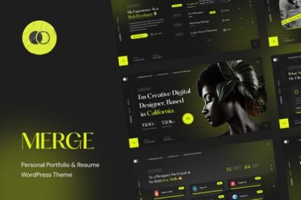 Merge - Personal Portfolio & Resume WordPress Them