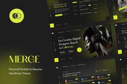 Merge - Personal Portfolio & Resume WordPress Them