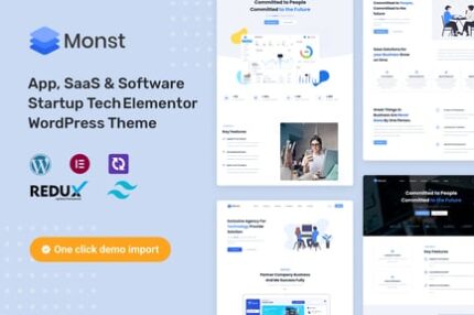 Monst - App SaaS & Software Startup WP Theme