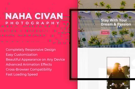 Naha Civan - Photography Portfolio Bootstrap 5