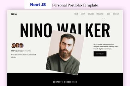 Nino - Next JS Personal Portfolio Template