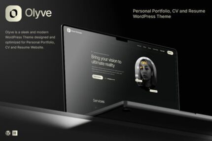 Olyve - Personal Portfolio WordPress Theme
