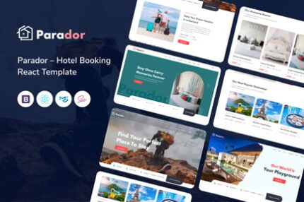 Parador - Hotel Booking React Template
