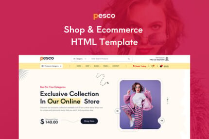 Pesco - eCommerce HTML + RTL Template
