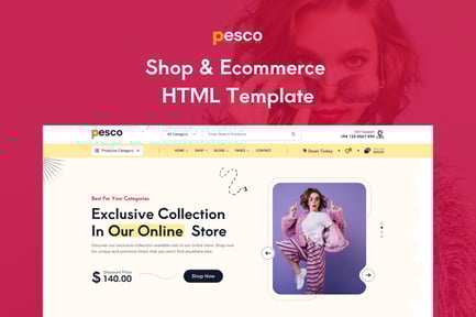Pesco - eCommerce HTML + RTL Template