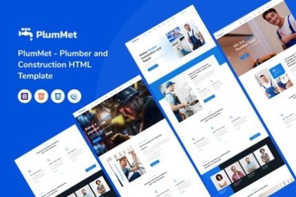 PlumMet - Plumber and Construction HTML Template
