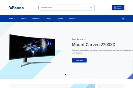 Ponno - Electronics eCommerce Shopify Theme + RTL