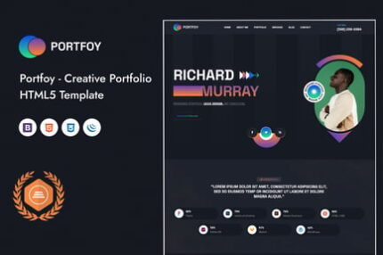 Portfoy - Creative Portfolio HTML5 Template