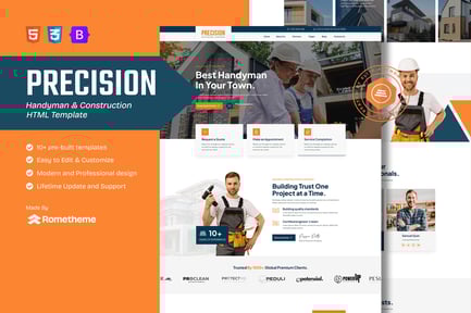 Precision - Handyman & Construction HTML Template