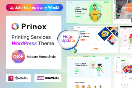 Prinox - Printing Services WordPress Theme