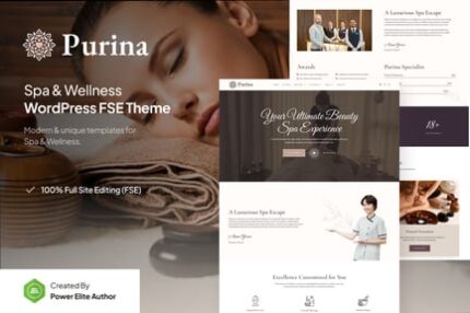 Purina – Spa & Wellness FSE WordPress Theme