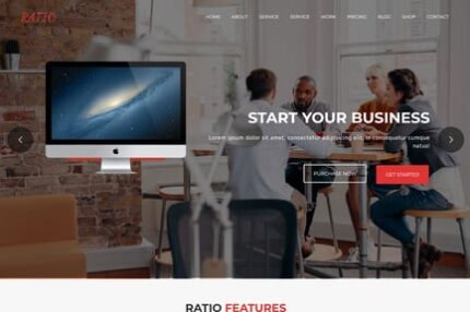 Ratio - Material Design WordPress Theme