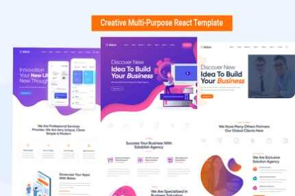 React - Creative Multi-Purpose React Templates
