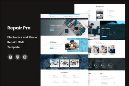 Repair Pro -Phone Repair HTML Template