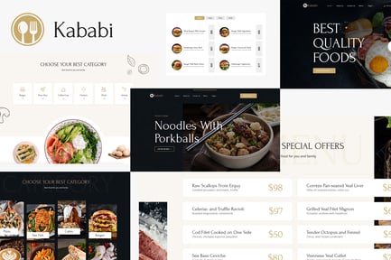 Restaurant WordPress Theme - Kababi
