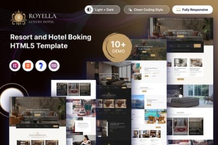 Royella – Luxury & Hotel Boking HTML5 Template