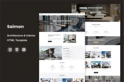 Saimon - Architecture & Interior HTML Template