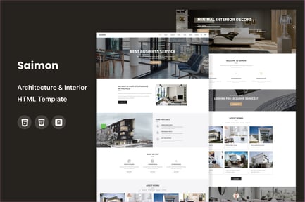 Saimon - Architecture & Interior HTML Template