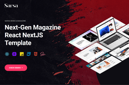 Sarsa - News & Magazine NextJS Template