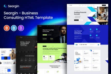 Seargin - Business Consulting HTML Template