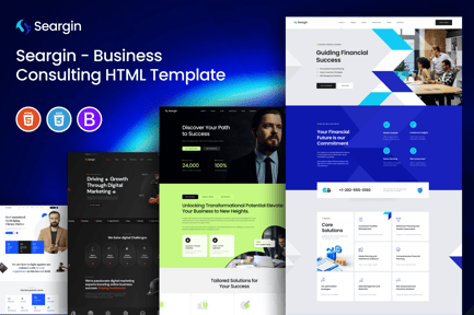 Seargin - Business Consulting HTML Template