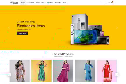 Shopingo - eCommerce HTML Template
