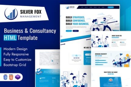 Silver Fox | Business & Consultancy HTML Template