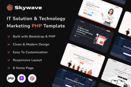 Skywave - IT Solution & Technology PHP Template