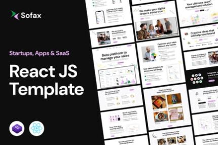 Sofax – Saas Startup React Js Template