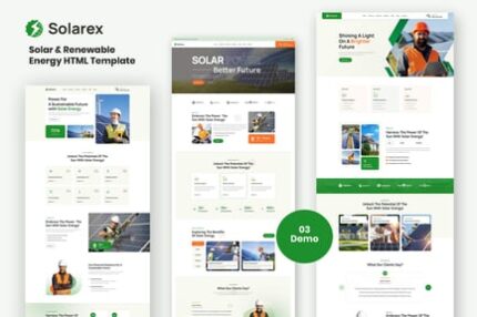 Solarex - Solar & Renewable Energy HTML Template
