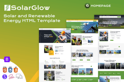 Solarglow - Solar & Renewable Energy HTML Template