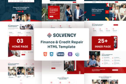 Solvency - Finance & Credit Repair HTML Template