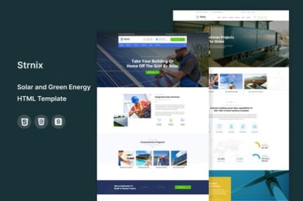 Strnix - Solar and Green Energy HTML Template