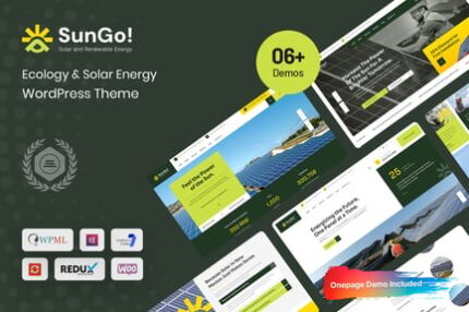 Sungo - Ecology & Solar Energy WordPress Theme