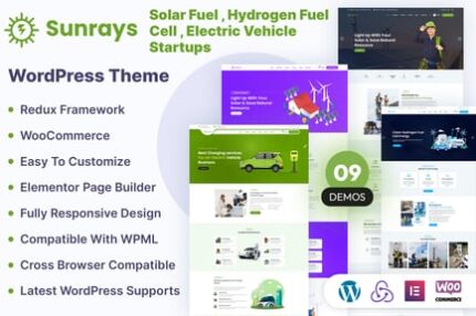 Sunrays – Solar Power & Green Energy WordPress the