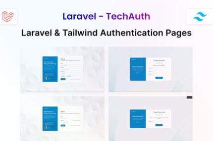 TechAuth - Laravel Auth Pages Tailwind Template