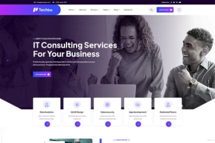 Techbe- IT Service And Technology React NextJS Tem